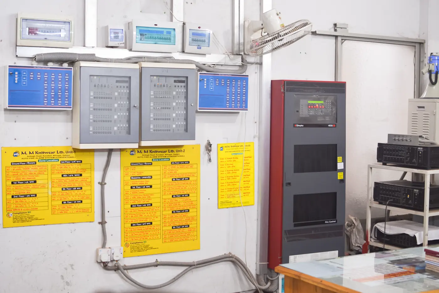 Fire control room